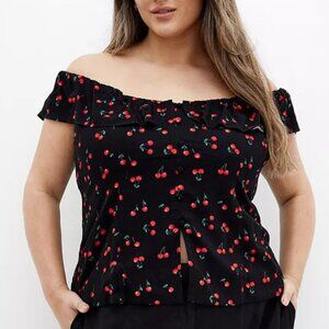 CITY CHIC plus size cherry top